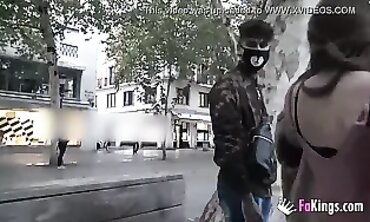 Alana Goes Pantyless in Public and Craves a Huge Cock