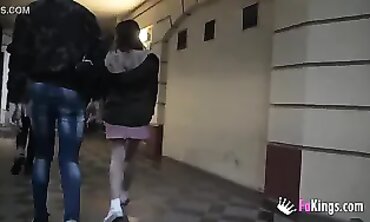 Alana Goes Pantyless in Public and Craves a Huge Cock