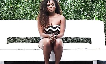 Busty Angel Gets Humiliated by Rod's Massive Black Dick