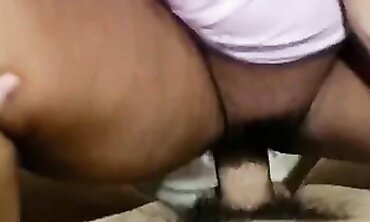 Hairy MILF Fae Allen Takes a Bath and Gets Banged