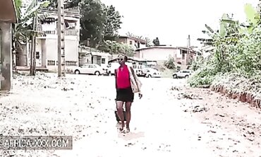 Ebony Queen's Spectacular Hardcore Romp With A Stranger