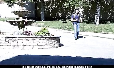 Black Celebrity Shakes Her Booty During Hardcore Interracial Sex