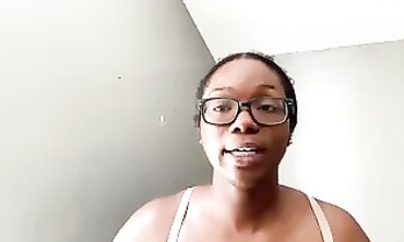 Black Youtuber Spills Milk From Her Thick Boobs