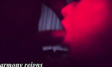 Harmony Reigns Gives a BBC Blowjob Before Lockdown