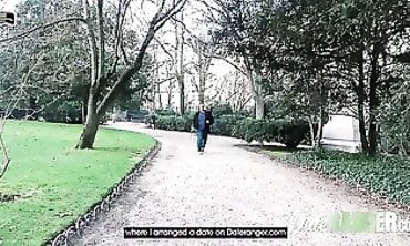 Petite Brunette Bony Gets a Good-Sized CEL Hump in Paris