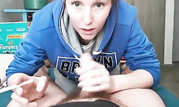 Brunette MILF AliciaFetish Deepthroats and Gargles