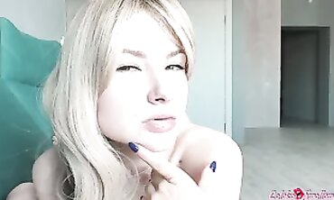 Blonde Girlfriend POV Blowjob and Deep Throat After Walk