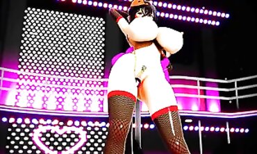 MMD Taihou Gets Rough Public Massage and Vibrator Play
