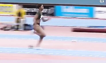 Khaddi Sagnia Shows Off Her Athletic Big Ass in a Bikini
