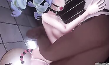Anime MMD: Wondrous Jaws and Orgasmic Dance