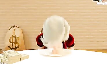 Elise Gets Paid to Be Pounded in This 60FPS Cartoon Compilation