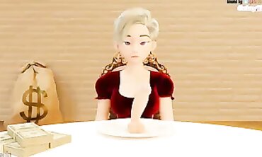 Elise Gets Paid to Be Pounded in This 60FPS Cartoon Compilation