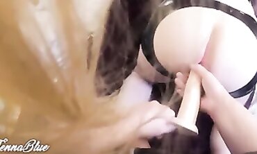 POV Pegging: BBW Ex-Wife Uses Strap-On for Cum