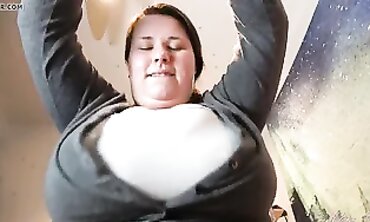 POV: Sweaty BBW Milf Rides Hard in Amateur Teaser