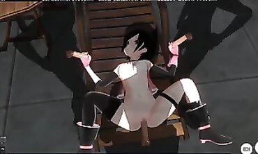 Nana Kozuki Animated Trio Gangbang
