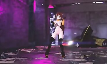 Weiss Schnee in Minecraft Workout Gear Solo MMD