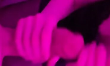POV Handjob on Massive Cock with African Wife in Stockings
