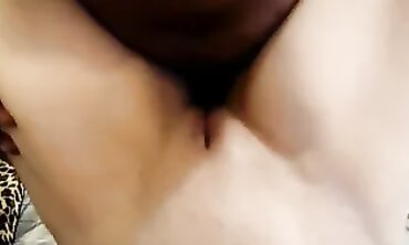 Cooter Squirts All Over a Massive BBC in a Threesome