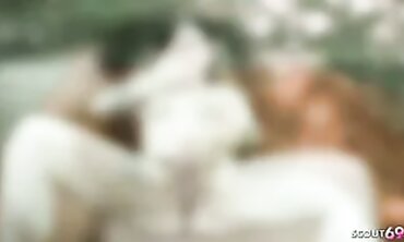 POV: 74-Year-Old German Granny Public Sex in the Forest