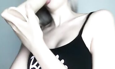 Blonde Babe POV Blowjob With Toy