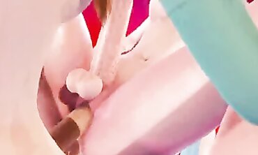 Anna, Elsa and Ariel in a Futa Threesome
