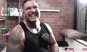 Aussie Babe Amber Luke Gets Fresh Nose Tattoo