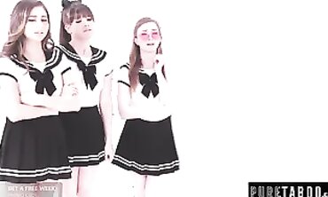 Michael Vegas VR College Uniform Orgy Party