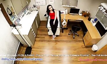 Lenna Lux Gets a Surprise Gyno Exam Caught on Spy Cam