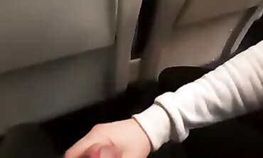Public Train Orgy: Stranger Bimbos Masturbate and Flash Outdoors