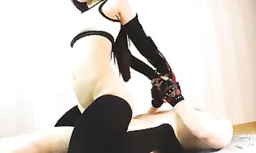 Tifa Lockhart Cosplay Covered in Cum
