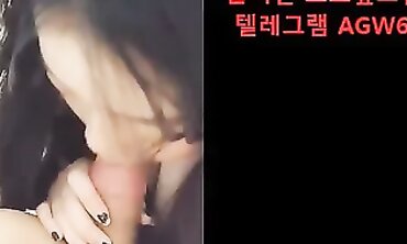 uber-cute suck off romp Korean woman