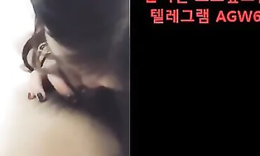 uber-cute suck off romp Korean woman