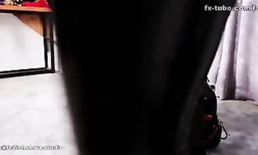 Kiki Vinyl Puppy: Adorable Asian Lesbian Cosplay & Rubber Play