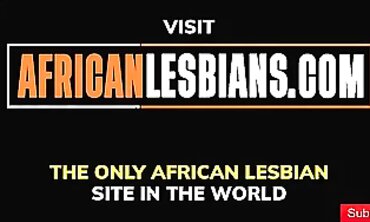 Ebony Lesbians Have Public Sex in the Woods