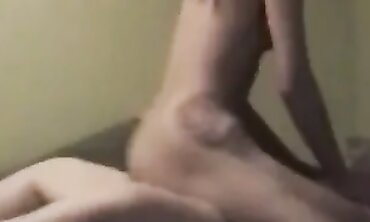 POV Threesome: Big Tits Grinding to a Creampie Finish