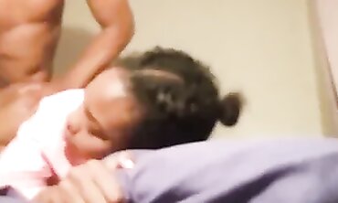 Hot African Lovers in Passionate Doggystyle Action
