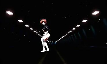 MMD Maho Nishizumi Gets Roughly Drilled During Her Period