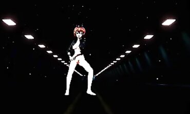 MMD Maho Nishizumi Gets Roughly Drilled During Her Period