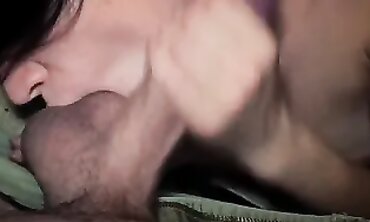 POV Creampie With A Little Help