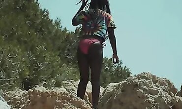 Ebony Paradise Fuckathon with Big Ass and Cumshot