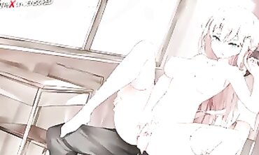 Uncensored Anime: College Beauty Takes a Big Cock
