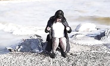 Brunette Amateur Outdoor Anal Compilation