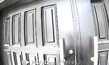 POV Landlord Deepthroats Busty Tenant Alexis Adams