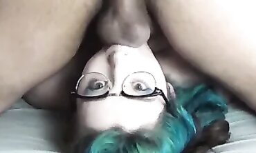 POV Russian Tutor Gets Pinched Upside Down With Intense Eye Contact