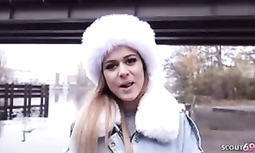 German Scout Picks Up Latina Tourist Bella in Berlin