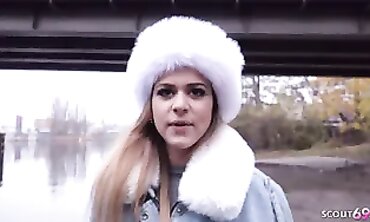 German Scout Picks Up Latina Tourist Bella in Berlin