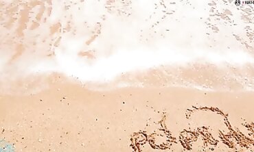 POV: Stranger Creampie In My Panties On The Beach