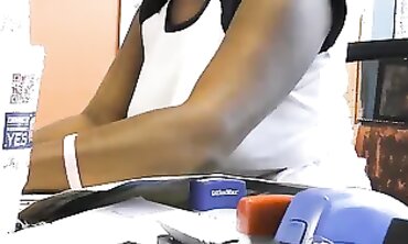 Black Boss Princess Shows Off Big Tits to Employee