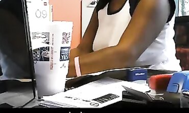 Black Boss Princess Shows Off Big Tits to Employee
