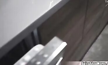 POV: Busty Blonde MILF Stepmom Serves Her King